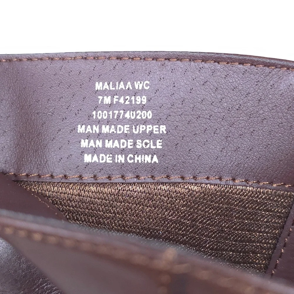 Style & Co MaliaWC Boots Brown Faux Leather Wide-Calf - Picture 11 of 12